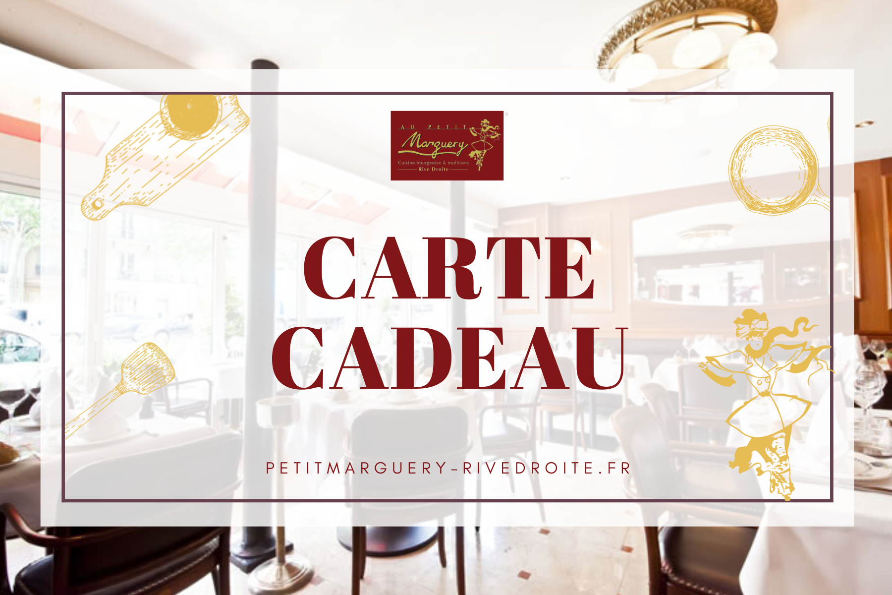 Carte Cadeau - Restaurant Petit Marguery à Paris